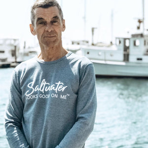 Saltwater looks good on me Thermal Waffle T-shirt