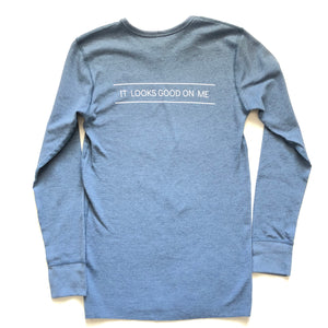 Saltwater looks good on me Thermal Waffle T-shirt
