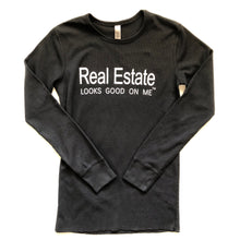 Load image into Gallery viewer, Real Estate looks good on me Thermal T-shirt